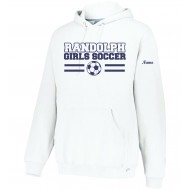 Randolph HS Girls Soccer RUSSELL Fleece Hoodie - WHITE