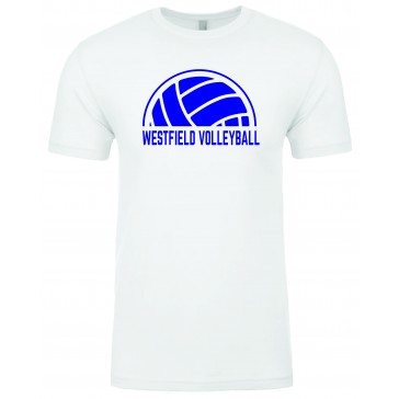 Westfield HS Volleyball NEXT LEVEL T Shirt - WHITE