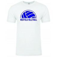 Westfield HS Volleyball NEXT LEVEL T Shirt - WHITE