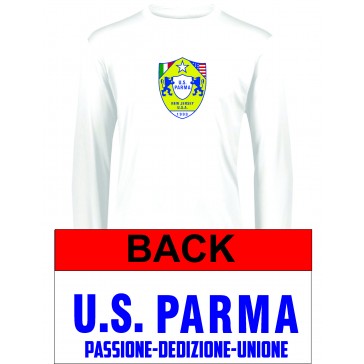 US Parma AUGUSTA Long Sleeve Drifit - WHITE
