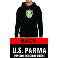 US Parma JERZEES Fleece Hooded Sweatshirt - BLACK