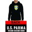 US Parma JERZEES Fleece Hooded Sweatshirt - BLACK