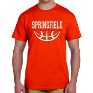 Springfield Basketball GILDAN T Shirt - ORANGE