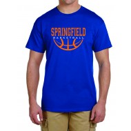 Springfield Basketball GILDAN T Shirt - ROYAL