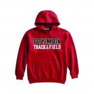 Columbia HS Track PENNANT Hooded Sweatshirt - RED