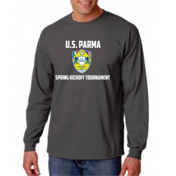 U.S. Parma Spring Kickoff Tournament Gildan Long Sleeve Tee - CHARCOAL