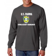 U.S. Parma Spring Kickoff Tournament Gildan Long Sleeve Tee - CHARCOAL