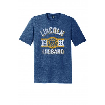 Lincoln Hubbard DISTRICT Tri Blend T Shirt - DISTRESSED LOGO