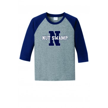 Nut Swamp School PORT & COMPANY Raglan T