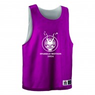 CHS Sparkle Motion BADGER Womens Reversible Pinnie
