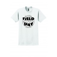 Mcginn School GILDAN Field Day T Shirt WHITE - KINDERGARTEN