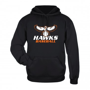 MSHYB Hawks BADGER Performance Hoodie - GREY