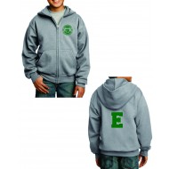 Evergreen GILDAN Full Zip Hooded Sweatshirt