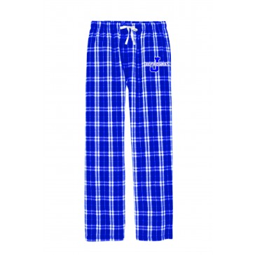Jefferson School DISTRICT Mens Flannel Pants - ROYAL