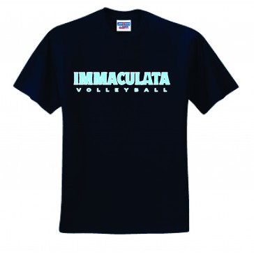 Immaculata Volleyball JERZEES DriPower T Shirt - NAVY