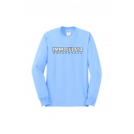 Immaculata Volleyball JERZEES DriPower Long Sleeve T - L. BLUE