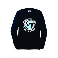 Immaculata Volleyball JERZEES DriPower Long Sleeve T - NAVY