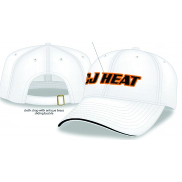 CJ Heat Bella PACIFIC Adjustable Cap - WHITE