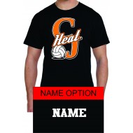 CJ Heat GILDAN T Shirt - BLACK