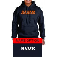 CJ Heat GILDAN Hooded Sweatshirt - CHARCOAL W/ 1 COLOR