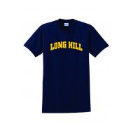 Long Hill GILDAN T Shirt NAVY - LH LOGO