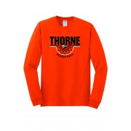 Thorne Basketball GILDAN Long Sleeve T Shirt - ORANGE