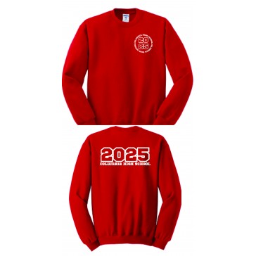 Columbia HS Class of 2025 JERZEES Crew Sweatshirt