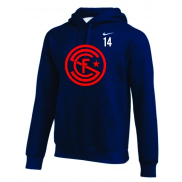 Community First Soccer NIKE Club Fleece Hoodie - NAVY