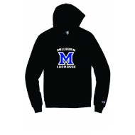 Millburn Lacrosse CHAMPION Hooded Sweatshirt - BLACK