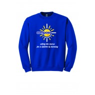 Compass Schoolhouse GILDAN Crew Sweatshirt - ROYAL