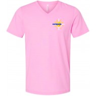 Compass Schoolhouse BELLA CANVAS T Shirt - PINK