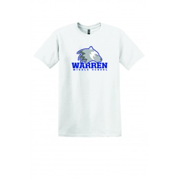 Warren Middle School GILDAN T Shirt - WHITE