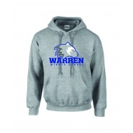 Warren Middle School GILDAN Hooded Sweatshirt GREY - PE APPROVED