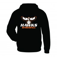 MLL Hawks BADGER Performance Hoodie - BLACK