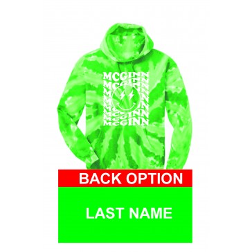 Mcginn PORT COMPANY Tie Dye Hoodie - GREEN