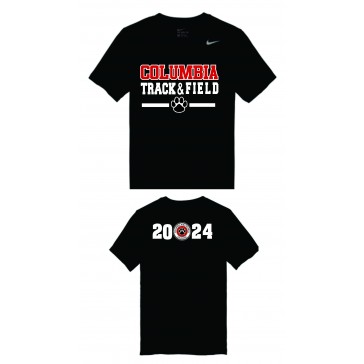 Columbia HS Track GILDAN T Shirt - BLACK