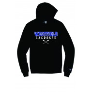 Westfield HS Lacrosse CHAMPION Hooded Sweatshirt - BLACK