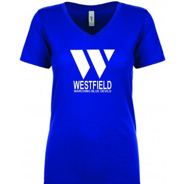 Westfield HS Marching Band NEXT LEVEL Womens V Neck