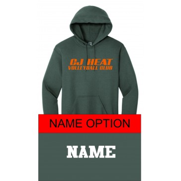 CJ Heat GILDAN Hooded Sweatshirt - CHARCOAL W/ 1 COLOR