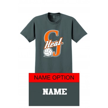 CJ Heat GILDAN T Shirt - CHARCOAL