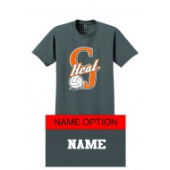 CJ Heat GILDAN T Shirt - CHARCOAL