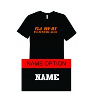 CJ Heat BELLA CANVAS Triblend T - BLACK W/ 1 COLOR