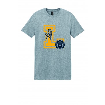 Lincoln Hubbard GILDAN Soft Style T Shirt GREY - SCRIPT LOGO