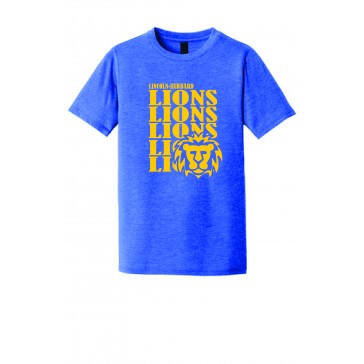 Lincoln Hubbard DISTRICT Triblend T Shirt ROYAL