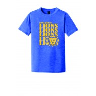 Lincoln Hubbard DISTRICT Triblend T Shirt ROYAL