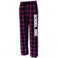 School One PENNANT Flannel Pants