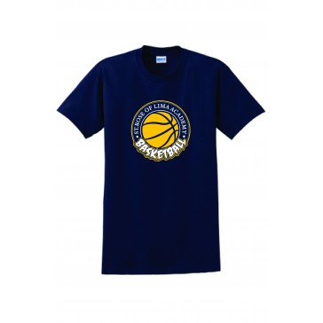 ST Rose Of Lima GILDAN T Shirt - BASKETBALL LOGO