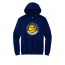 ST Rose Of Lima GILDAN Hooded Sweatshirt - BASKETBALL LOGO