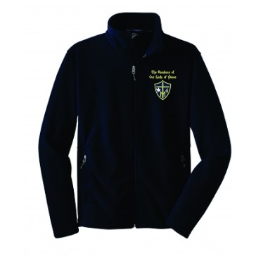 Our Lady Of Peace PORT AUTHORITY Fleece Jacket - NAVY