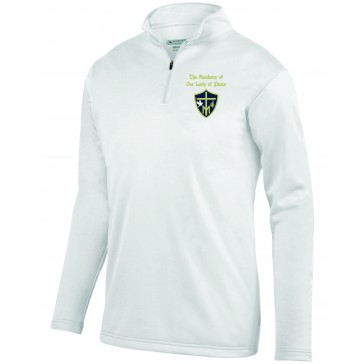 Our Lady Of Peace AUGUSTA Wicking Fleece Pullover -WHITE